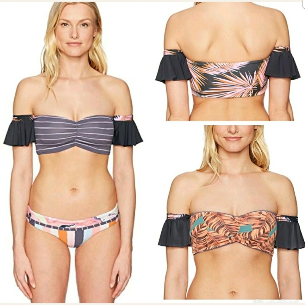 Maaji | Off Shoulder Ruffle Columbian Paradise Top